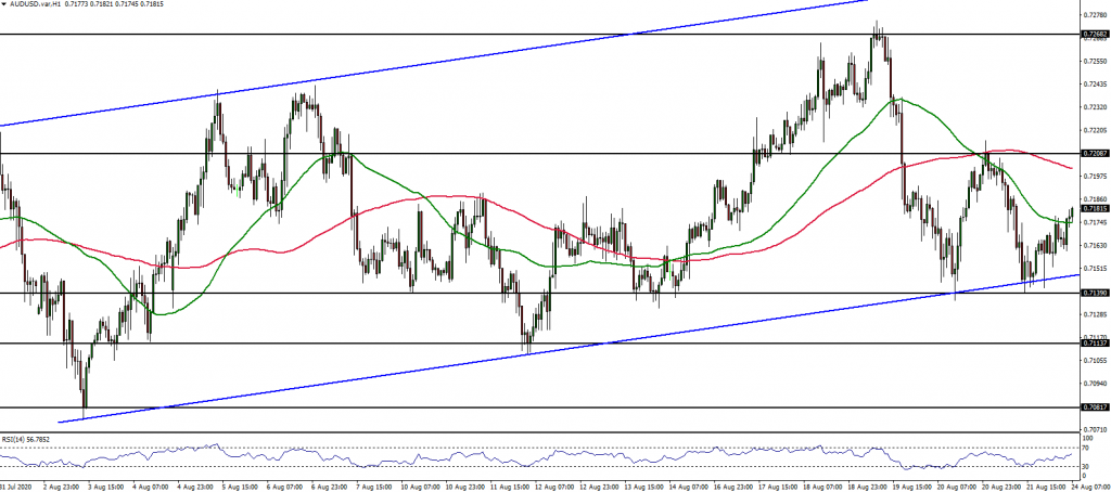 TriumphFX Intraday Forex Analysis 1 Hour Charts August 24, 2020